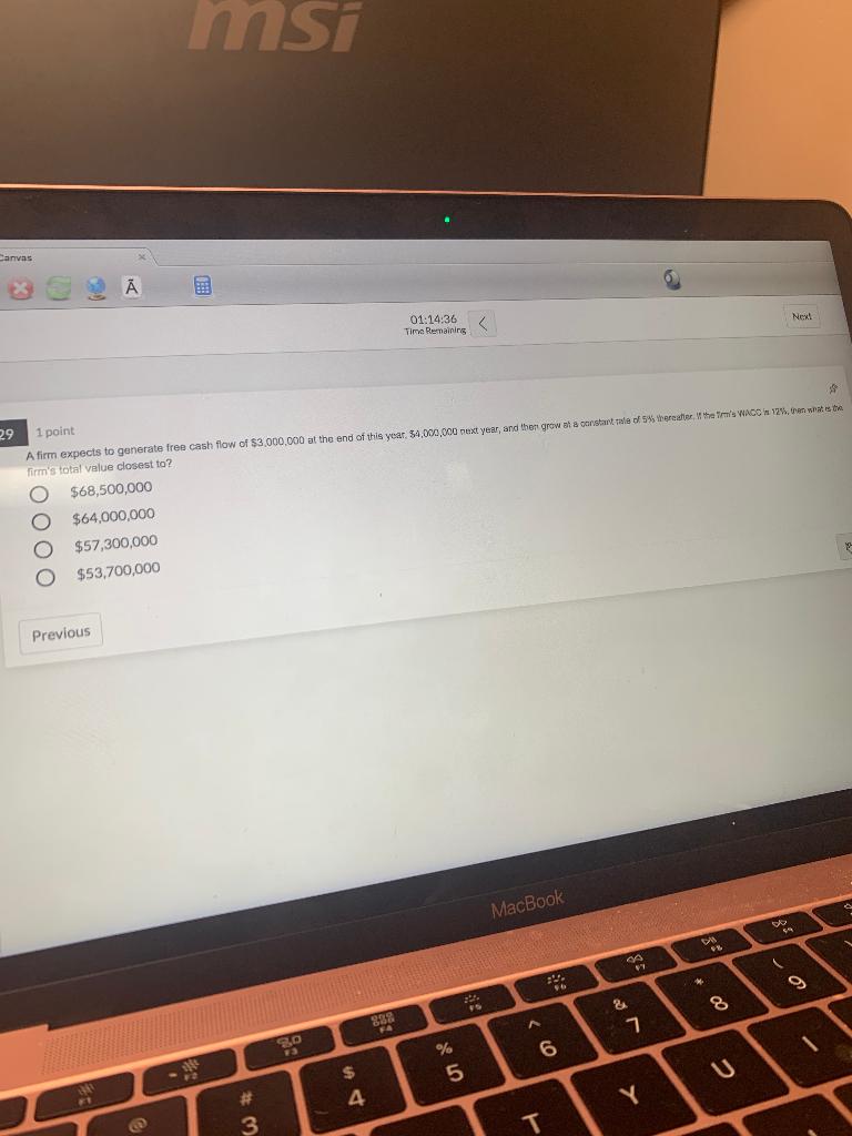 msi Canvas Next 01:14:36 Time Remaining