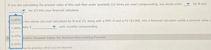 and Y/Y, along with a PMT =0 and a F=$3,000, into a