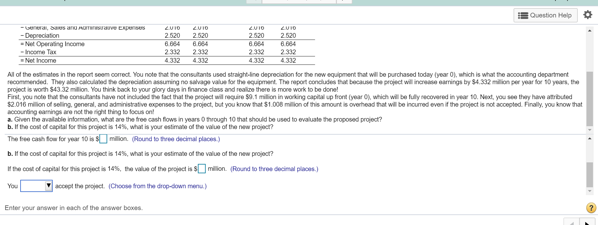 which is considering expanding its operations in synthetic fiber manufacturing. Your boss