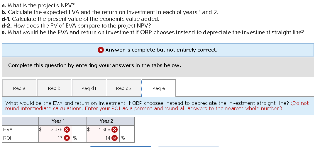 initial investment in equipment of $30,800 (no investment in working capitalis required).