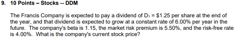Please use Excel to solve this question with steps. Thanks. 9. 10