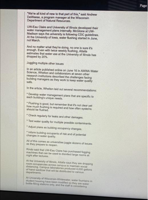 pure risk illustrated in this article. (2 points) b. What is/are the
