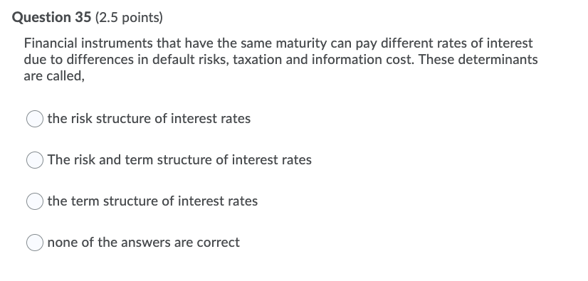 on a one year bond is 2% and in 2020 it is