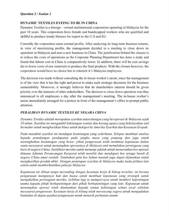 STEPHEN CHONG'S DISMISSAL FROM SYARIKAT ZUMAJU SDN. BHD. Stephen Chong to be