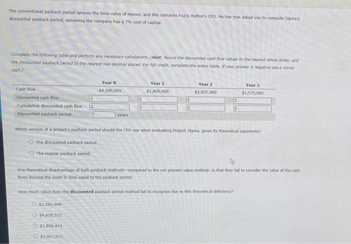 helps firms establish and identify a maximum acceptable payback period that helps