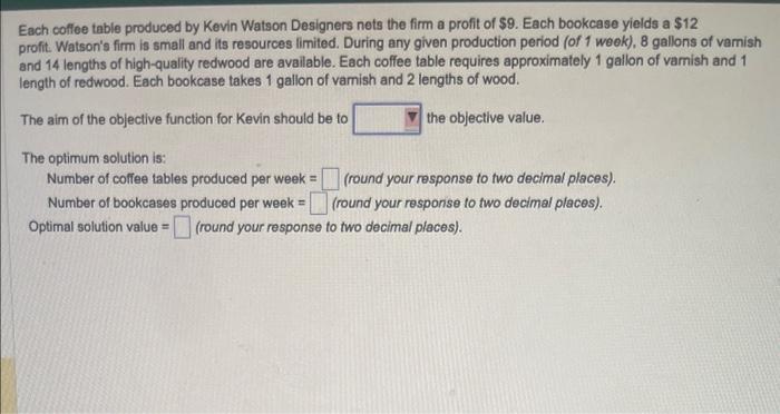  Each coffee table produced by Kevin Watson Designers nets the firm