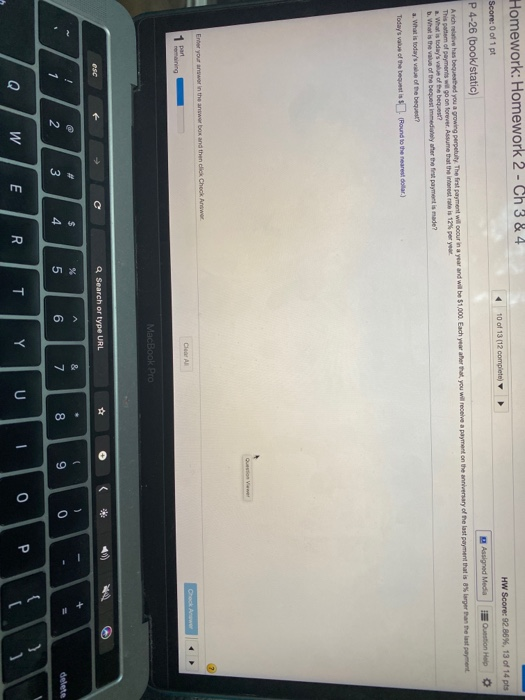  Homework: Homework 2 - Ch 3 & 4 Score: 0 of