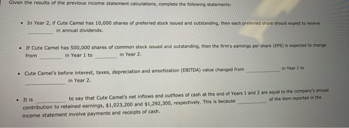 answer the questions that folllow. Be sure to round each dollar value