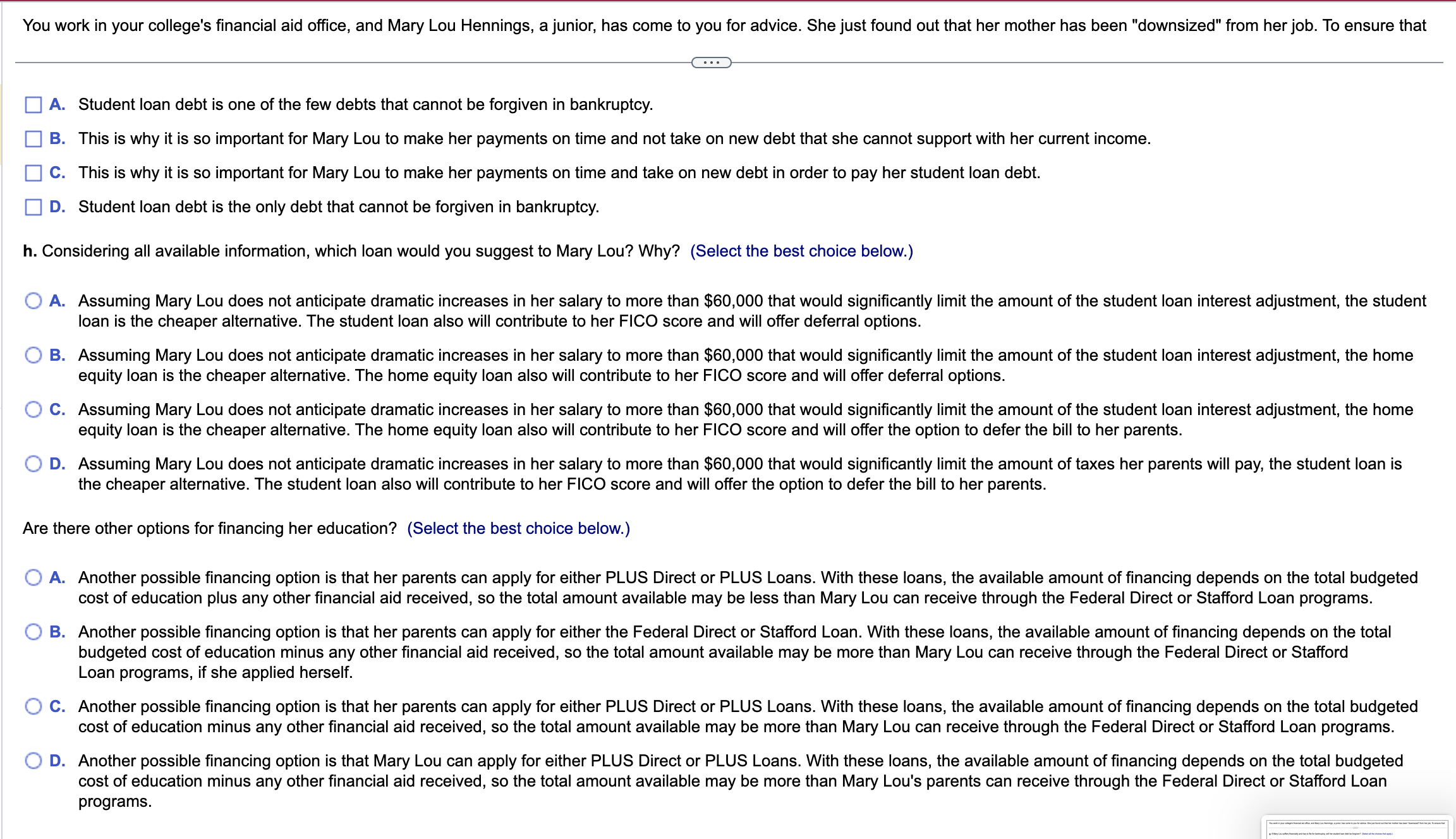 the school year is \%. (Round to two decimal places.) Mary Lou's