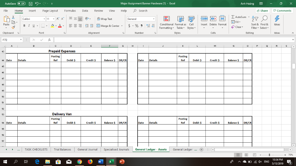 periodic inventory method is used. Closing Inventory at 30 June 2019 is