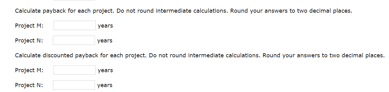 this year's capital budget. After-tax cash flows, including depreciation, are as follows: