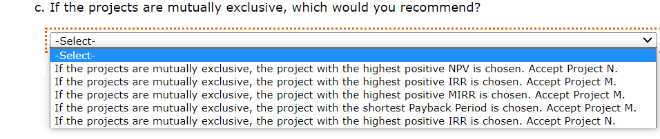 M Project N -$24,000 $8,000 -$72,000 $22,400 $22,400 $22,400 $22,400 $22,400 a.