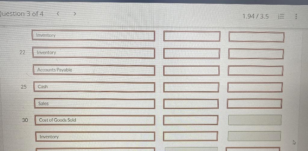 sales of Xpert ski during November: Prepare journal entries to record purchases