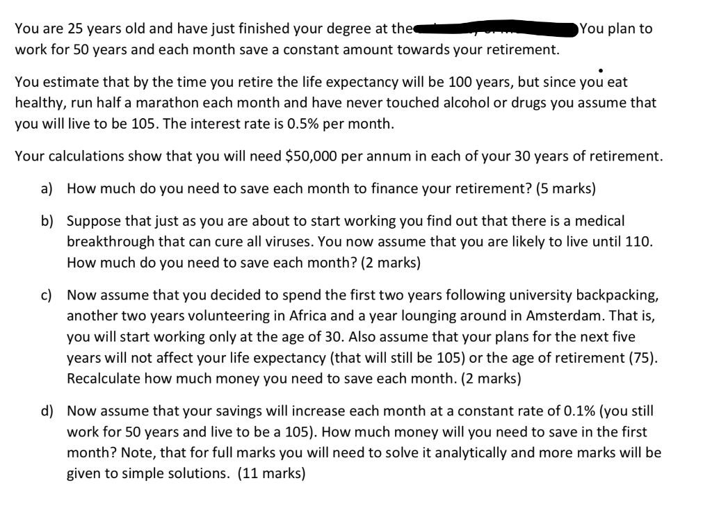  I have provided all the information required You plan to You