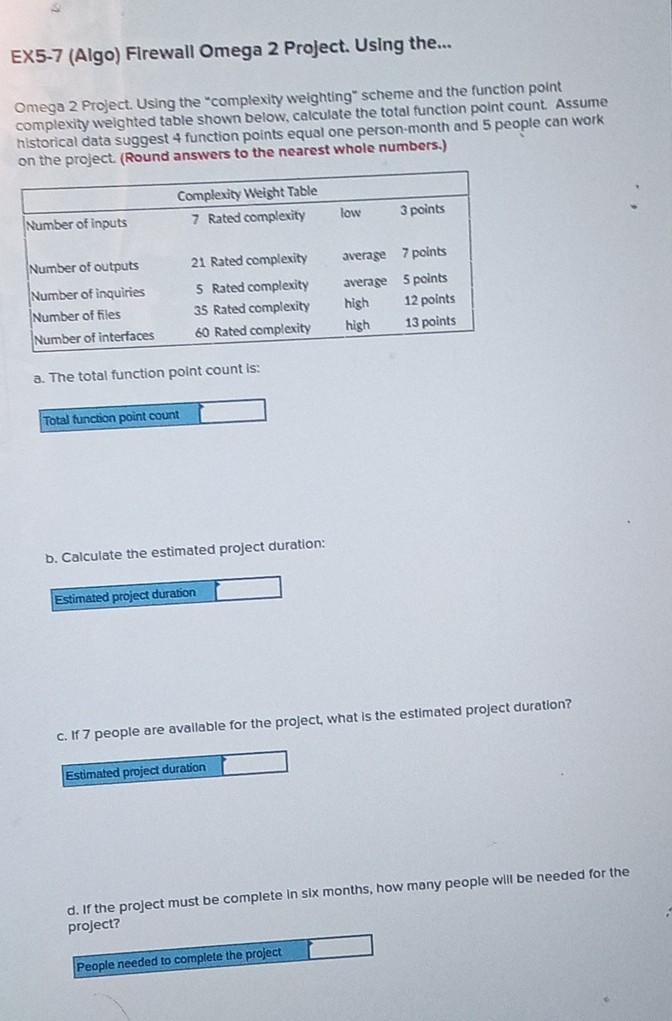 EX5-7 (Algo) Firewall Omega 2 Project. Using the... Omega 2 Project.