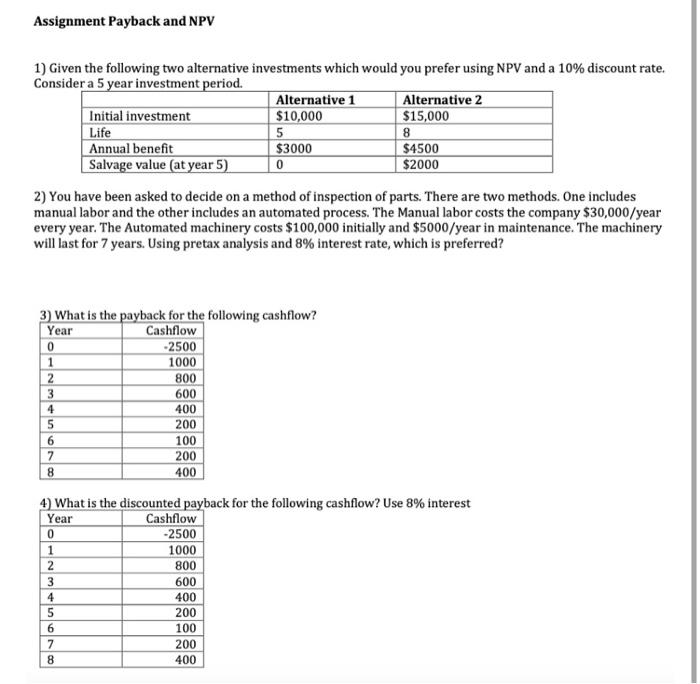 please answer these questions on excel w clear steps show all work