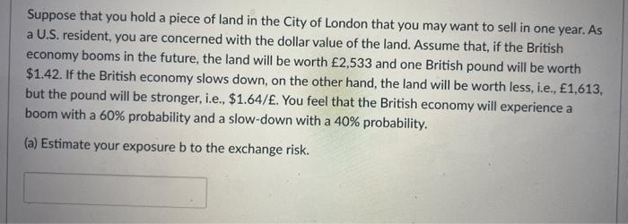  please answer vith parts if yoh know correct answer Suppose that