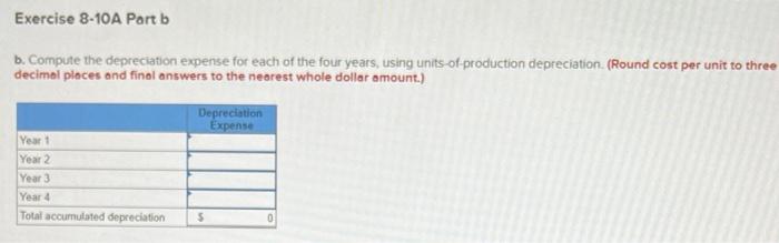 LO 8-3, 8-4 [The following information applies to the questions displayed below)