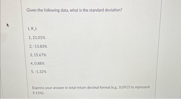 how do i solve this in step by step without excel? Given