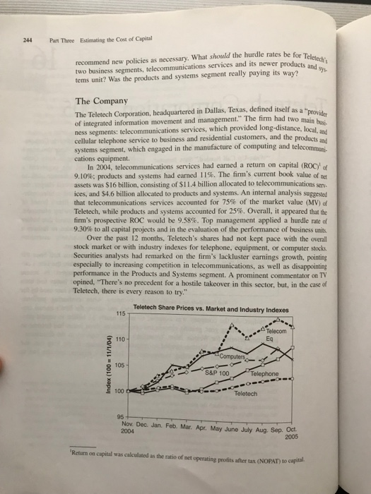 applying it? c. What are the arguments for risk-adjusted hurdle rates? d.
