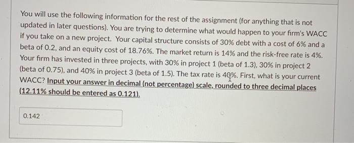 Please solve for the True or False!! You will use the following