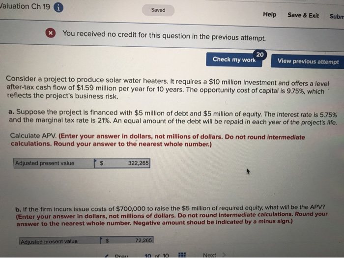  Jaluation Ch 19 A Saved Help Save & Exit Sub X