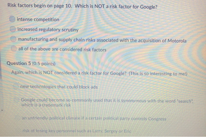 Android Google Play Social Google News Question 3 (0.5 points) The FTC