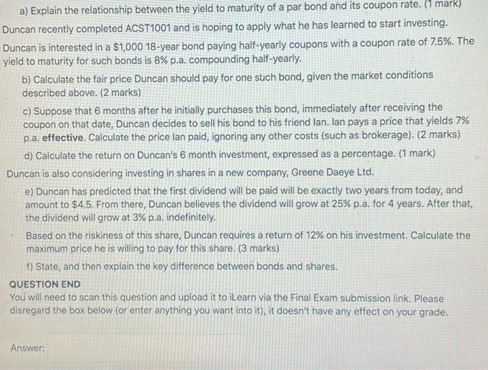 total. This is a written calculation question, and you should perform the