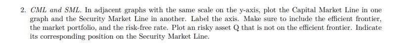 2. CML and SML. In adjacent graphs with the same scale