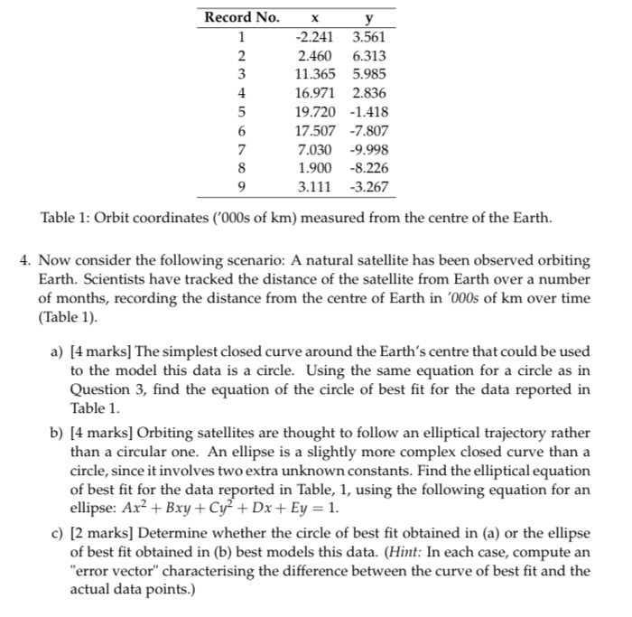  I only need part c please Record No. 1 2 3