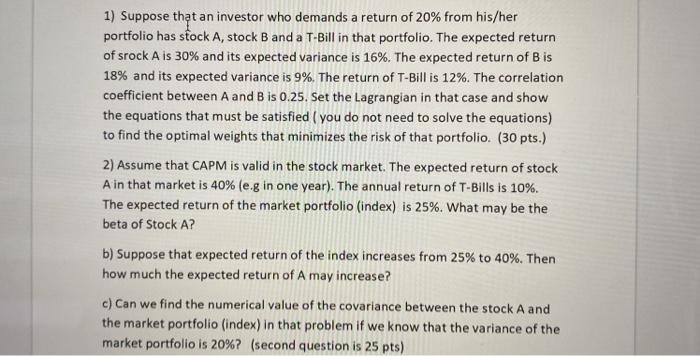 have 1 and a half hour please need it quick 1) Suppose