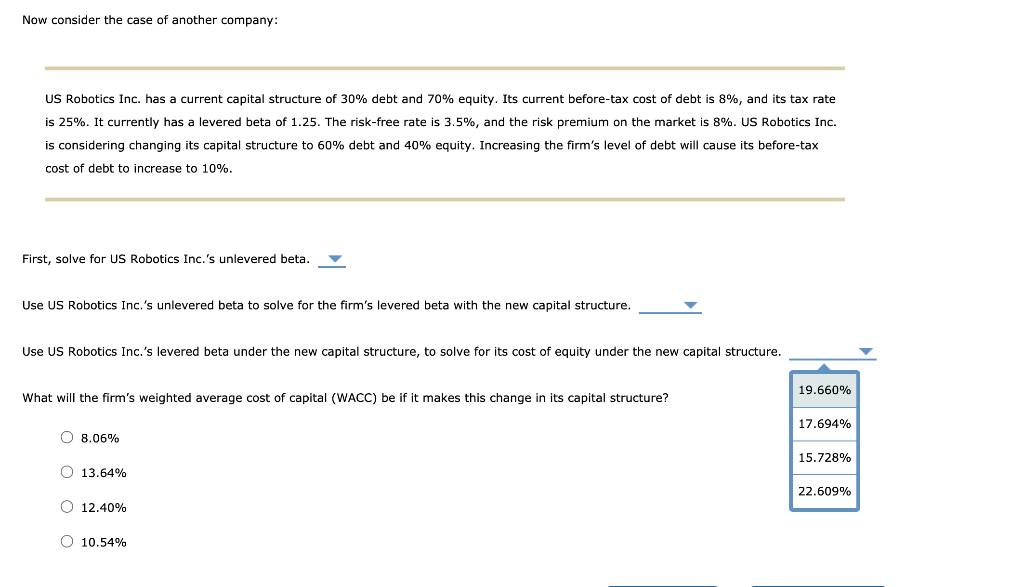 its optimal capital structure. Universal Exports Inc. has gathered the following financial