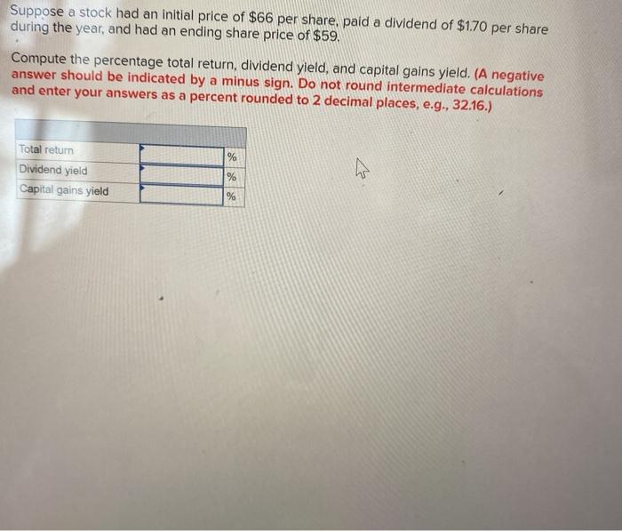  did in excell please Suppose a stock had an initial price