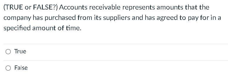 common stock shares. True O False (TRUE or FALSE?) Preferred stock dividends