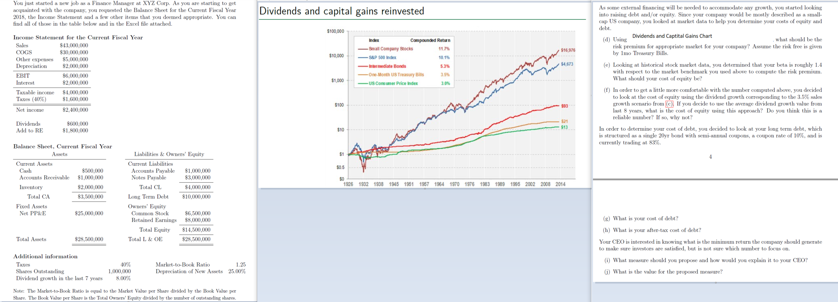 Please answer question. You just started a new job as a Finance