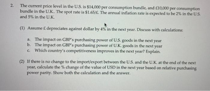 Can someone please help me answer this probelm? Thank you! 2. The