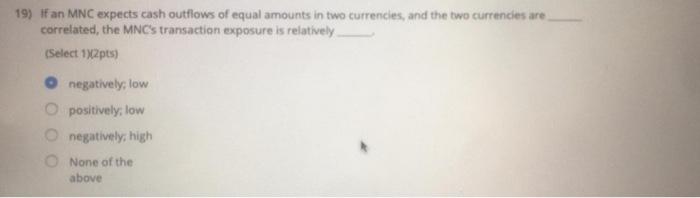  Please answer The question in finance correctly and provide good explanation