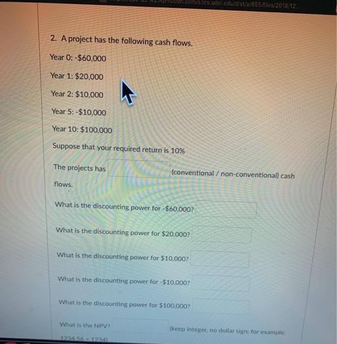 question #2 and 3 are connceted please help! due before midnight com