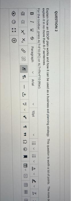 worth a lot of points. The more detail the better. However, you