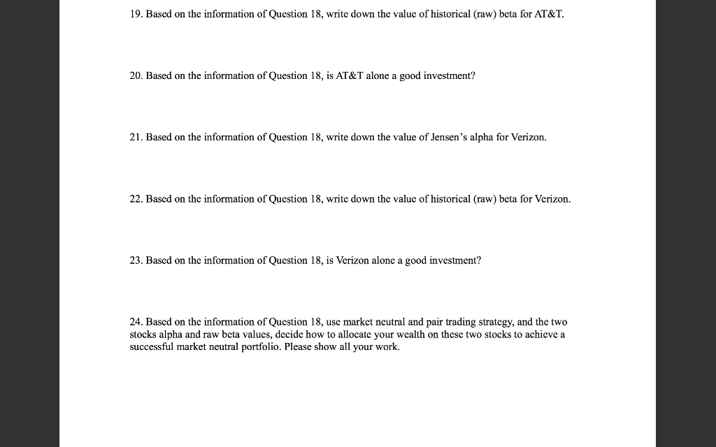 i need the answer from 19 to 24,thanks 19. Based on the