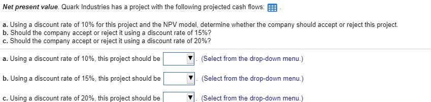 in order to copy its contents into a spreadsheet.) Initial cost: $240,000