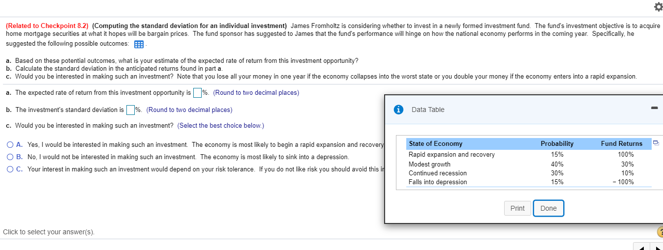 (Related to Checkpoint 8.2) (Computing the standard deviation for an individual