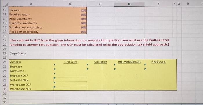 a project that costs $845,000, has an eight-year life, and has no