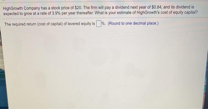 has debt outstanding with a coupon rate of 5.9% and a yield