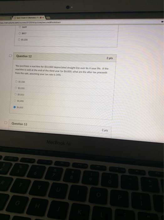 pretax operating costs by $3,000 per year over a 5-year period. Assume