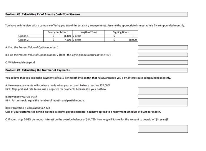 for Multiple Cash Flows Your company has identified an investment project with