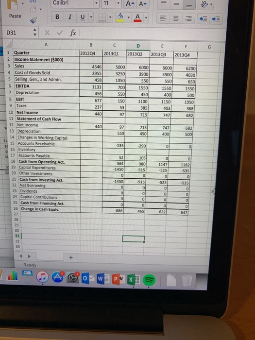expansion opportunity described in the "Positive Cash Flow Shocks part of Section