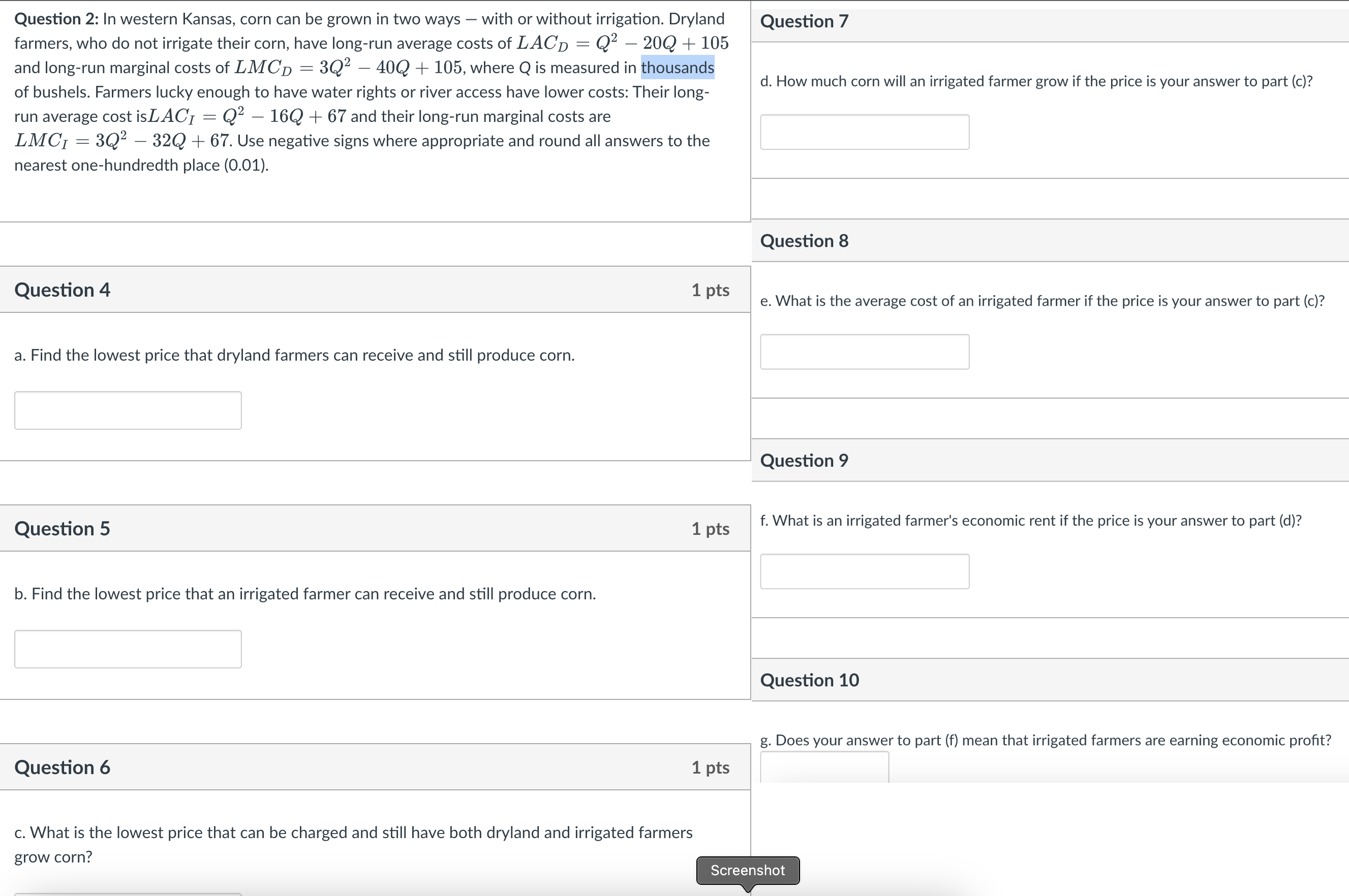 Please answer all questions in the correct format. Thank you(: Question 2: