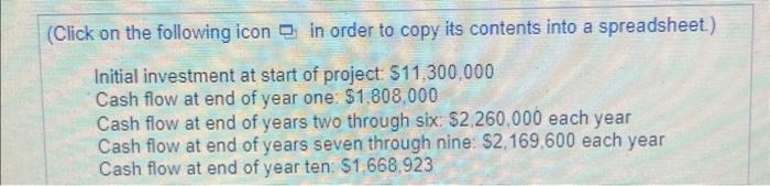 the following estimated cash flow: Risky Business wants to know the payback