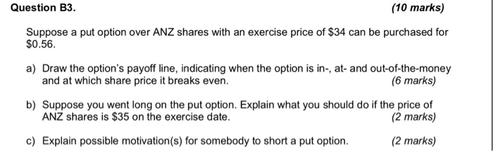 you very much! Question B2 (10 marks) a) In January 2018, an